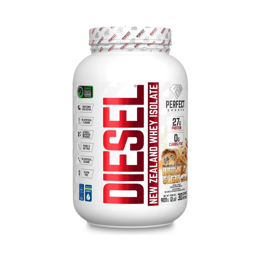 Perfect Sports DIESEL New Zealand Whey Isolate Bubble Milk Tea Brown Sugar 2lb