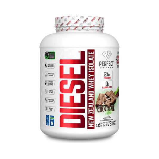 Perfect Sports DIESEL New Zealand Whey Isolate Chocolate Mint 5lb