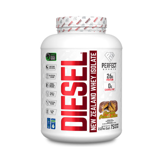 Perfect Sports DIESEL New Zealand Whey Isolate Chocolate Peanut Butter 5lb