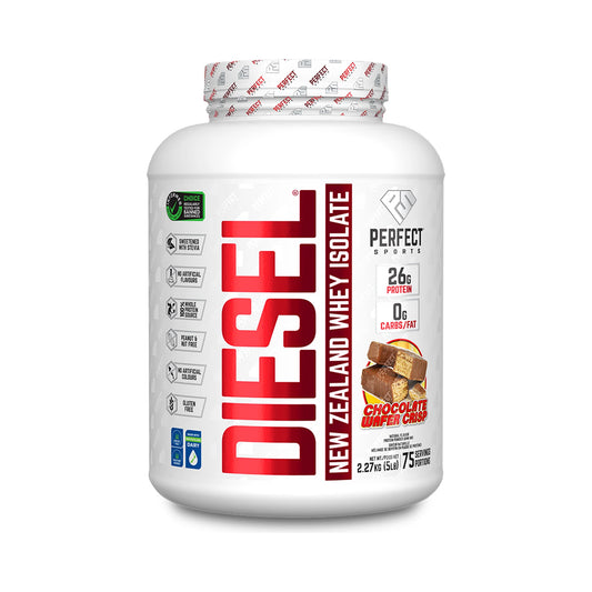 Perfect Sports DIESEL New Zealand Whey Isolate Chocolate Wafer Crisp 5lb