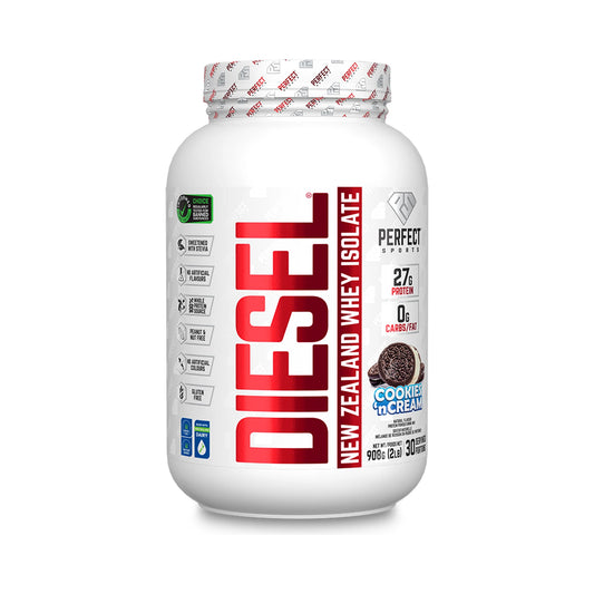 Perfect Sports DIESEL New Zealand Whey Isolate Cookies ‘n Cream 2lb