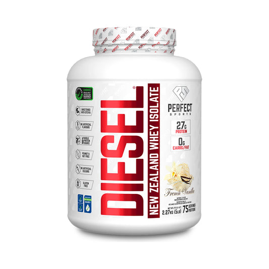 Perfect Sports DIESEL New Zealand Whey Isolate French Vanilla 5lb