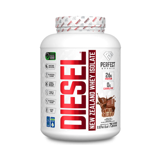 Perfect Sports DIESEL New Zealand Whey Isolate Milk Chocolate 5lb