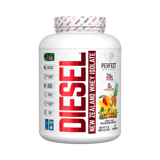 Perfect Sports DIESEL New Zealand Whey Isolate Pineapple Mango 5lb