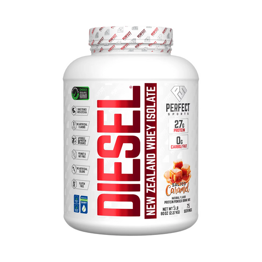 Perfect Sports DIESEL New Zealand Whey Isolate Salted Caramel 5lb