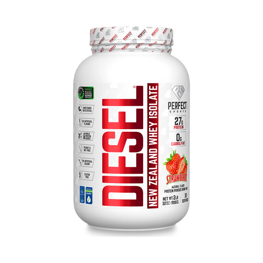 Perfect Sports DIESEL New Zealand Whey Isolate Strawberry 2lb