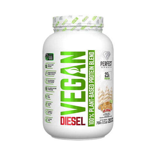 Perfect Sports DIESEL Vegan Plant Based Protein Vanilla Ice Dream 700g