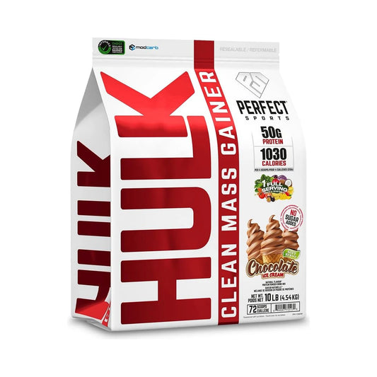 Perfect Sports HULK Clean Mass Gainer Chocolate Ice Cream 10lb