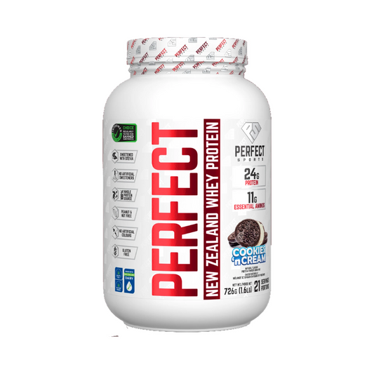 Perfect Sports PERFECT New Zealand Whey Concentrate Cookies ‘n Cream 1.6lb