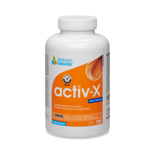 Platinum Naturals Activ-X For Men 120 Softgels