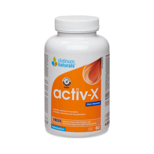 Platinum Naturals Activ-X For Men 60 Softgels