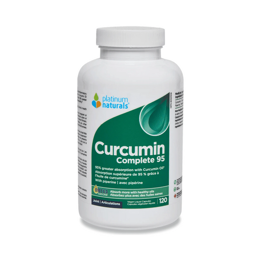 Platinum Naturals Curcumin Complete 95 120 Vegan Liquid Capsules