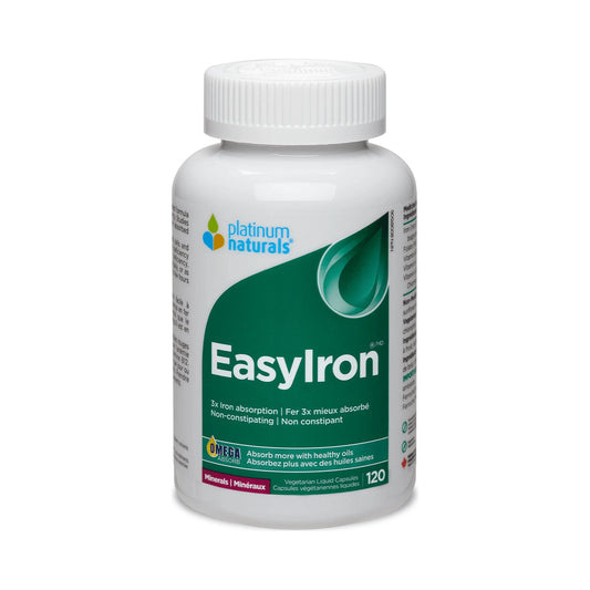 Platinum Naturals Easyiron 120 Veg Liquid Capsules