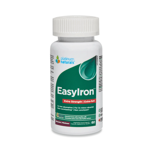 Platinum Naturals Easyiron Extra Strength 60 Veg Liquid Capsules