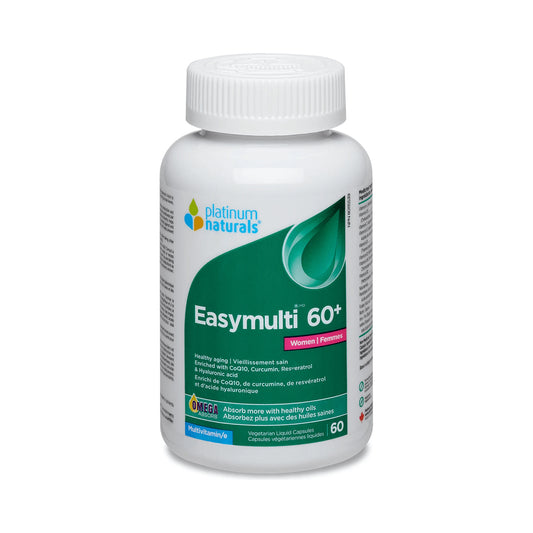 Platinum Naturals Easymulti 60+ For Women 60 Veg Liquid Capsules