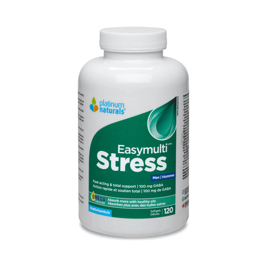 Platinum Naturals Easymulti Stress For Men 120 Softgels