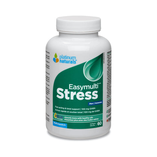 Platinum Naturals Easymulti Stress For Men 60 Softgels