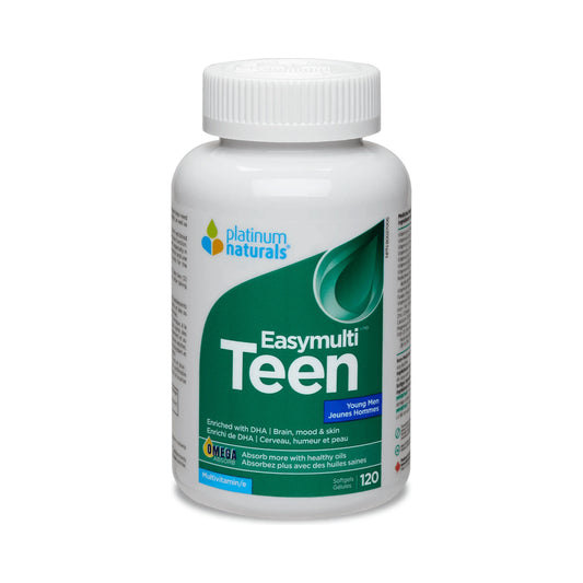 Platinum Naturals Easymulti Teen For Young Men 120 Softgels
