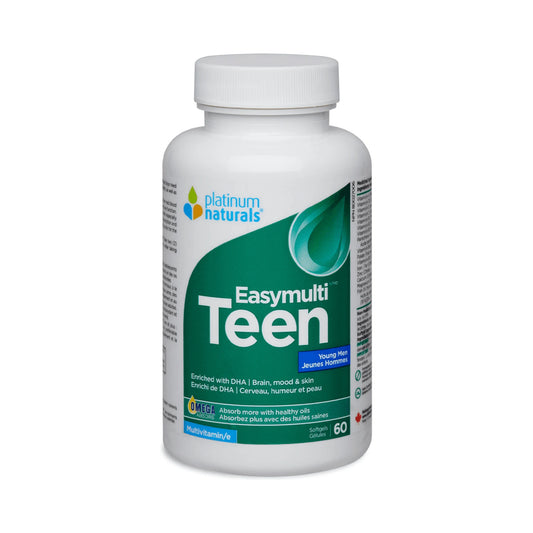 Platinum Naturals Easymulti Teen For Young Men 60 Softgels