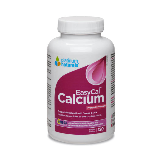 Platinum Naturals Prenatal Easycal Calcium 120 Softgels