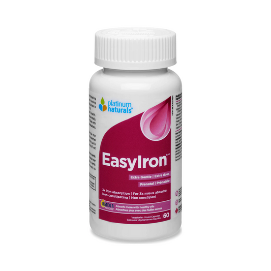Platinum Naturals Prenatal Easyiron Extra Gentle 60 Veg Liquid Capsules