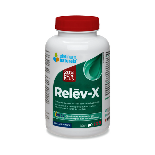 Platinum Naturals Relev-X Bonus 108 Softgels
