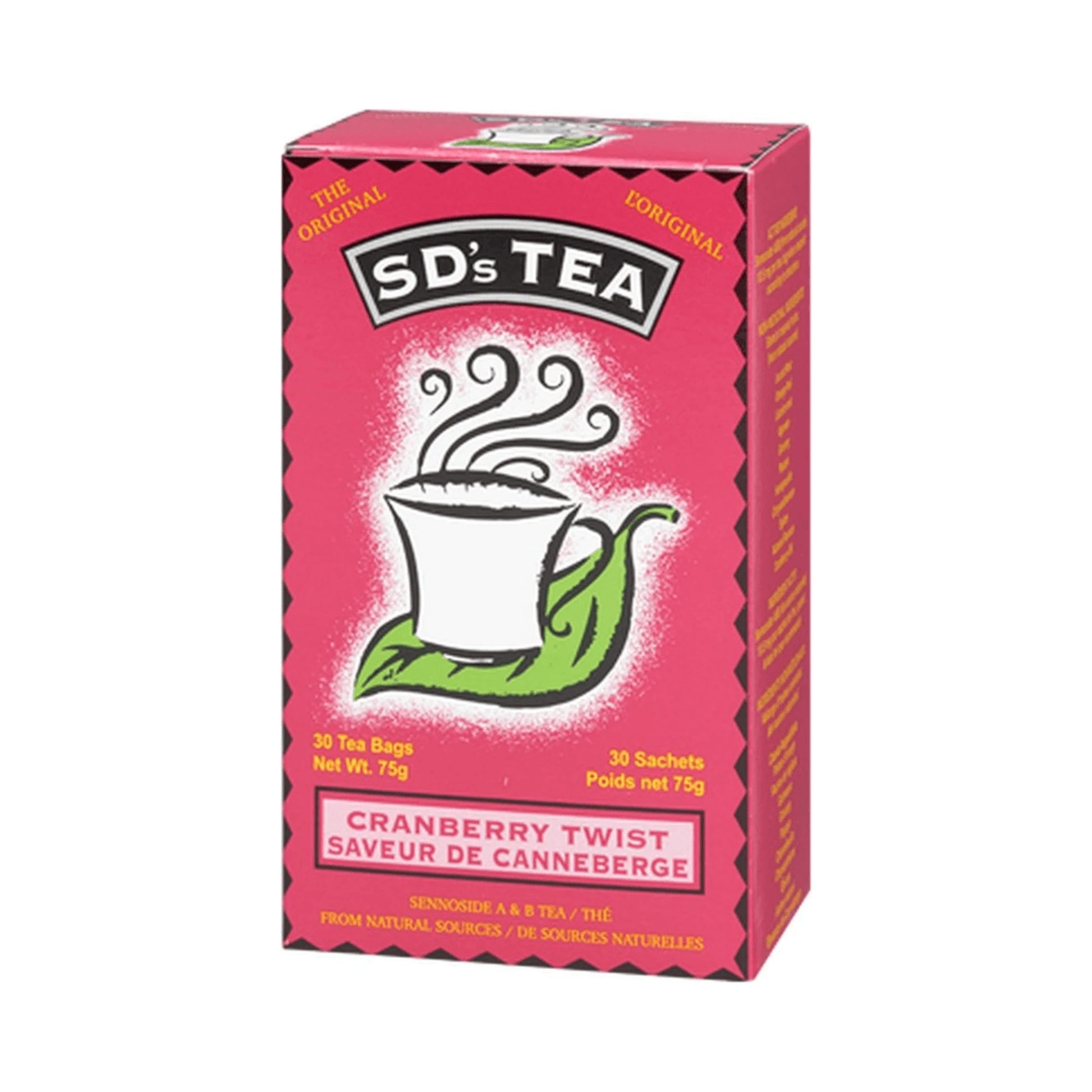 Platinum Naturals Sd'S Tea Cranberry 30 Tea Bags