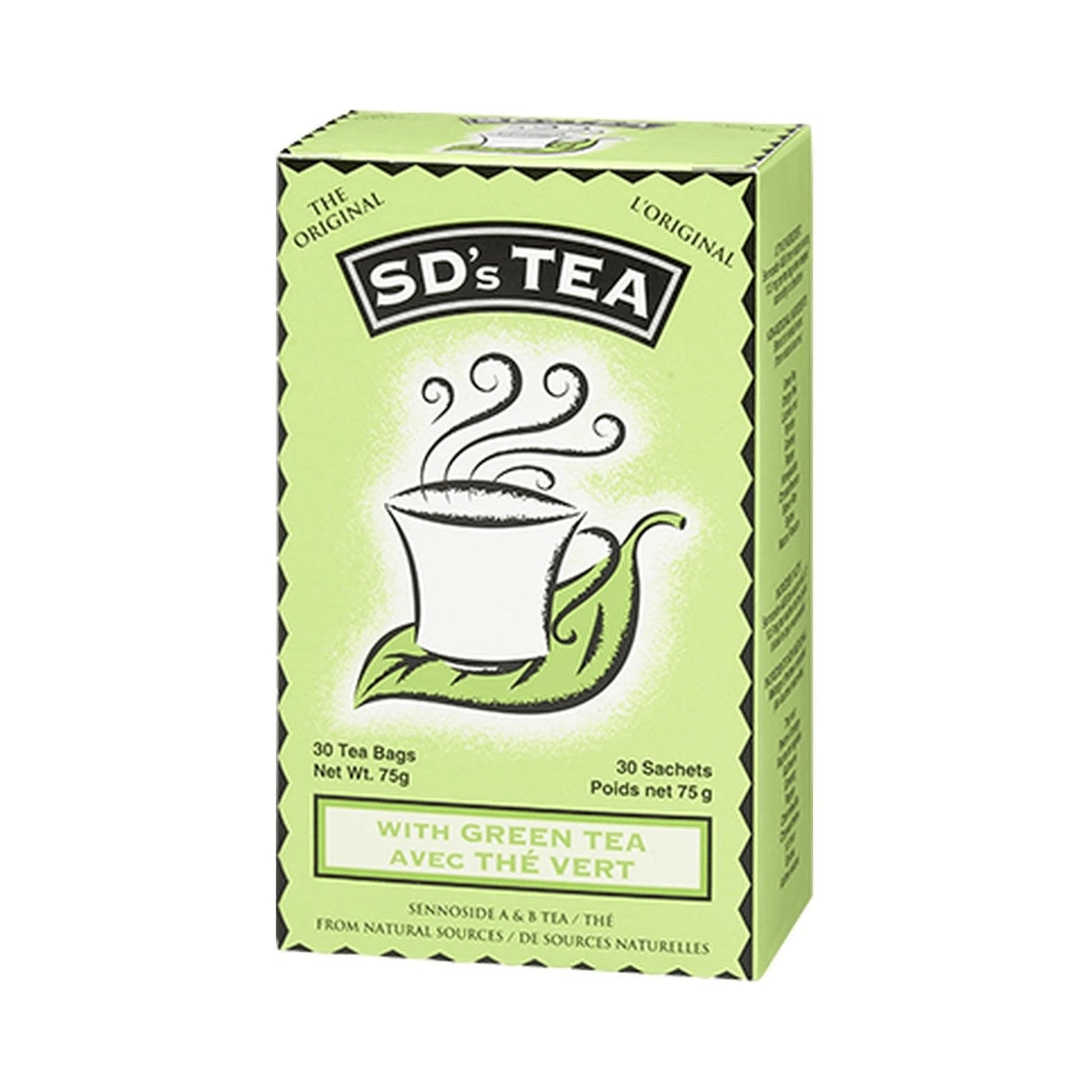 Platinum Naturals Sd'S Tea With Green Tea 30 Tea Bags
