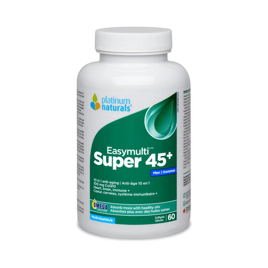 Platinum Naturals Super Easymulti 45+ For Men 60 Softgels