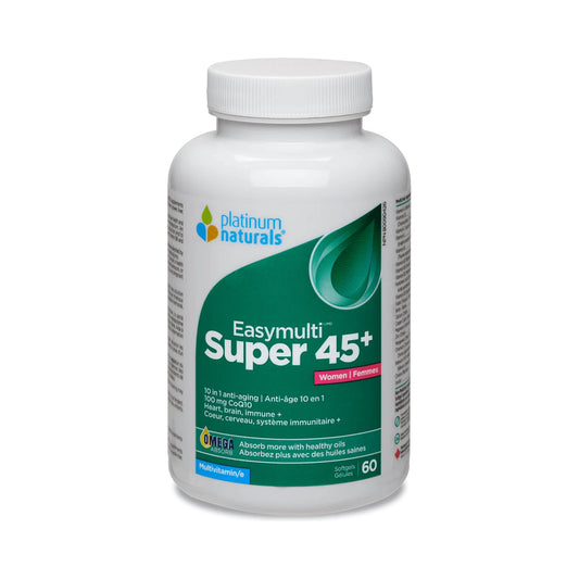 Platinum Naturals Super Easymulti 45+ For Women 60 Softgels
