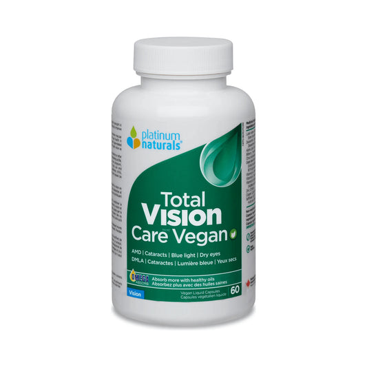 Platinum Naturals Total Vision Care Vegan 60 Vegan Liquid Capsules