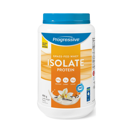Progressive Grass Fed Whey Isolate Vanilla 850g