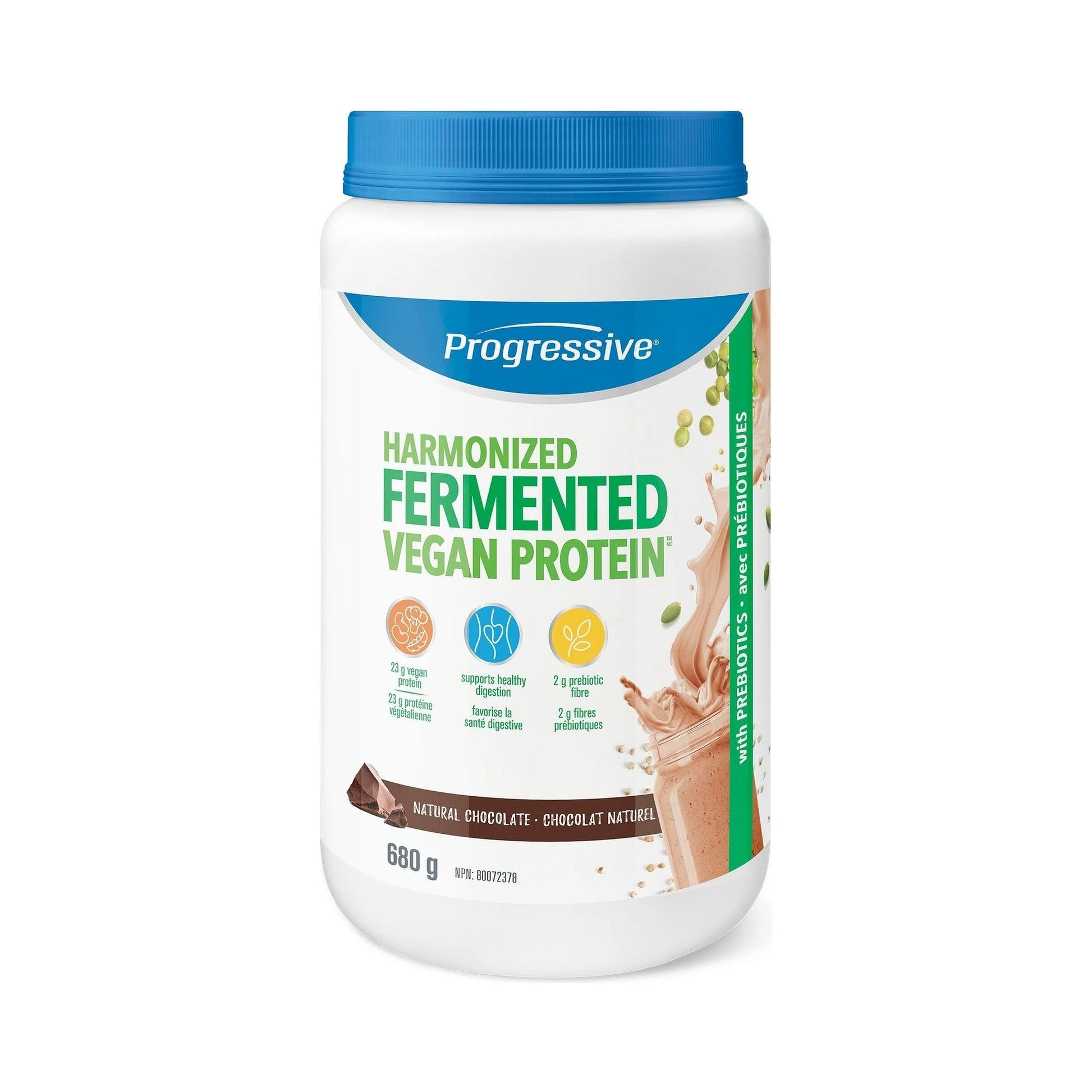 Progressive Harmonized Fermented Vegan Protein Chocolate 680g