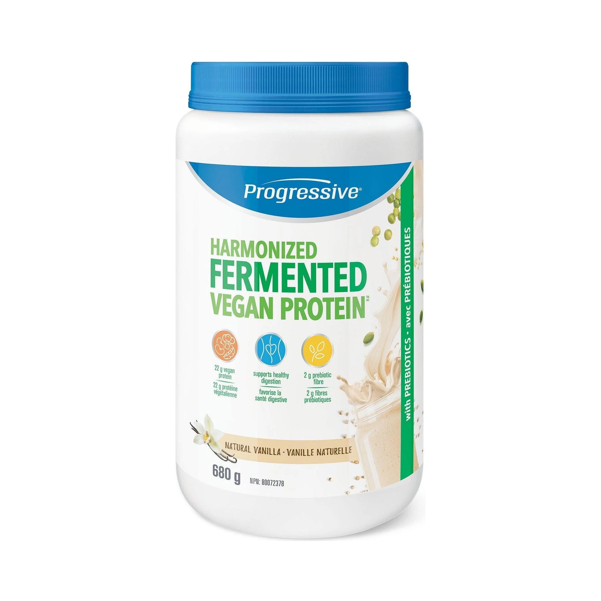 Progressive Harmonized Fermented Vegan Protein Vanilla 680g