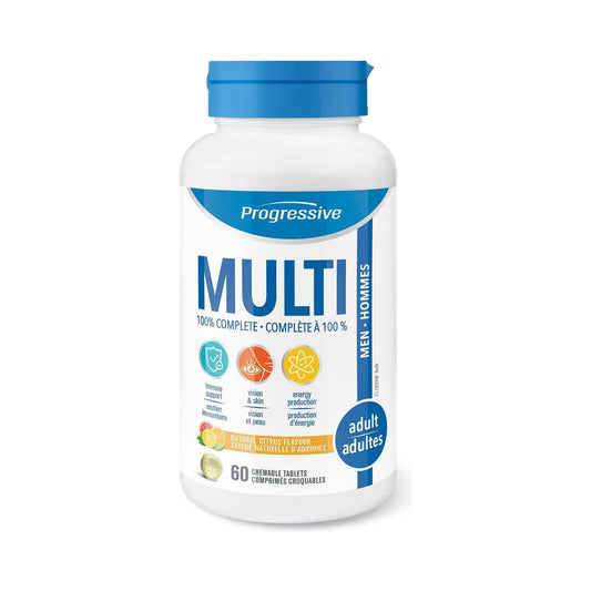 Progressive Multi Chewable for Adult Men 60 Tablets
