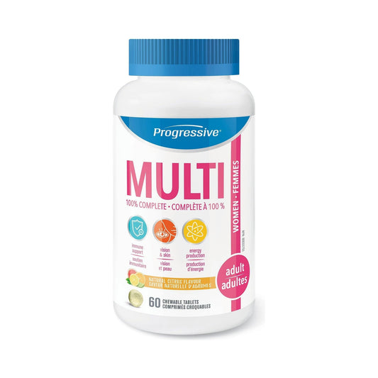 Progressive Multi Chewable for Adult Women 60 Tablets