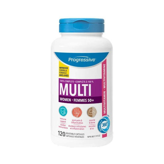 Progressive Multi For Women 50+ 120 Capsules