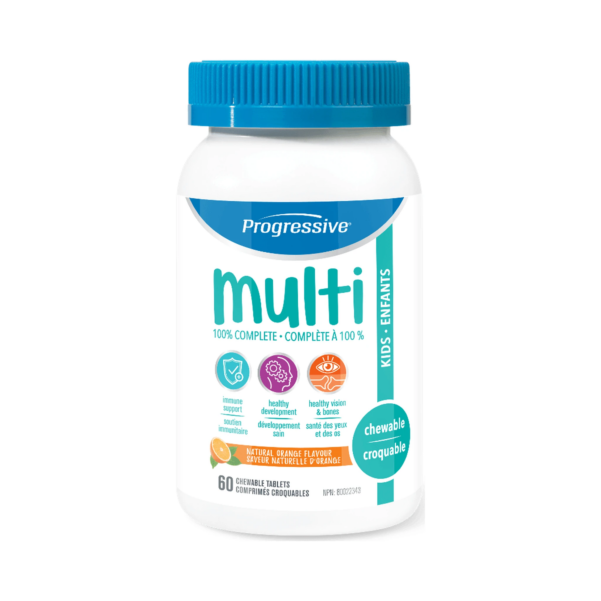Progressive Multi Kids Orange Chewable 60 Tablets
