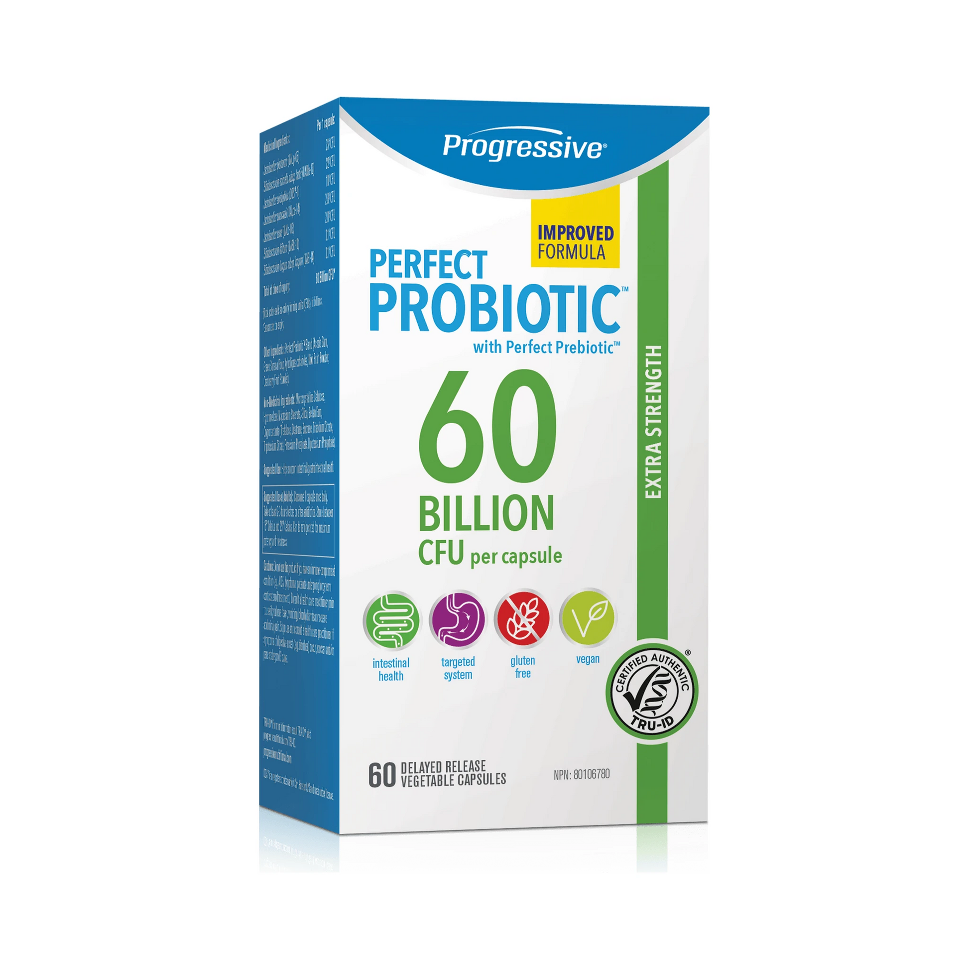 Progressive Perfect Probiotic 60B 60 Capsules