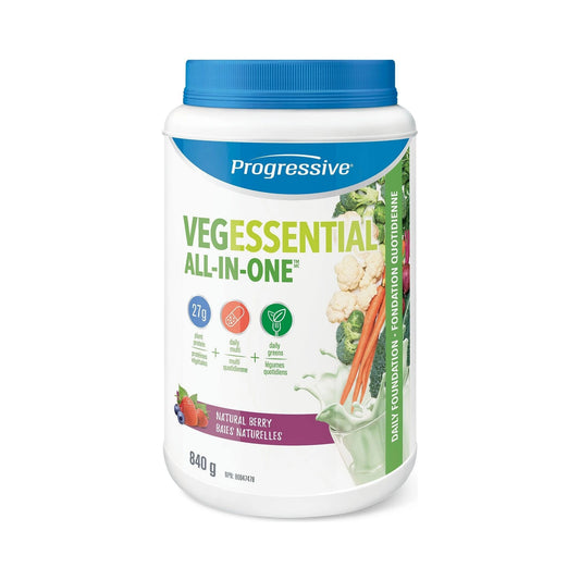 Progressive VegEssential All in One Natural Berry 840g