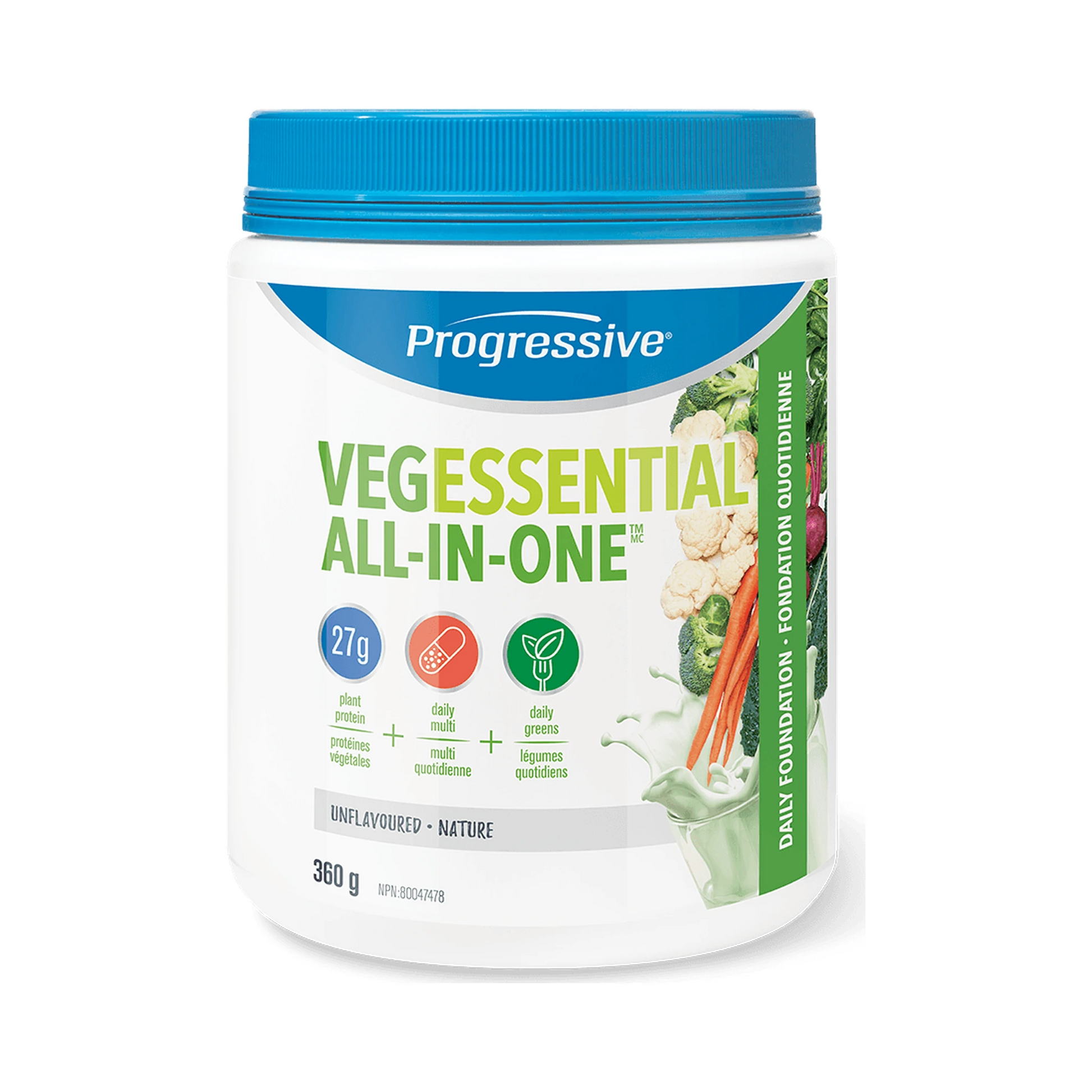 Progressive VegEssential Unflavoured 360g