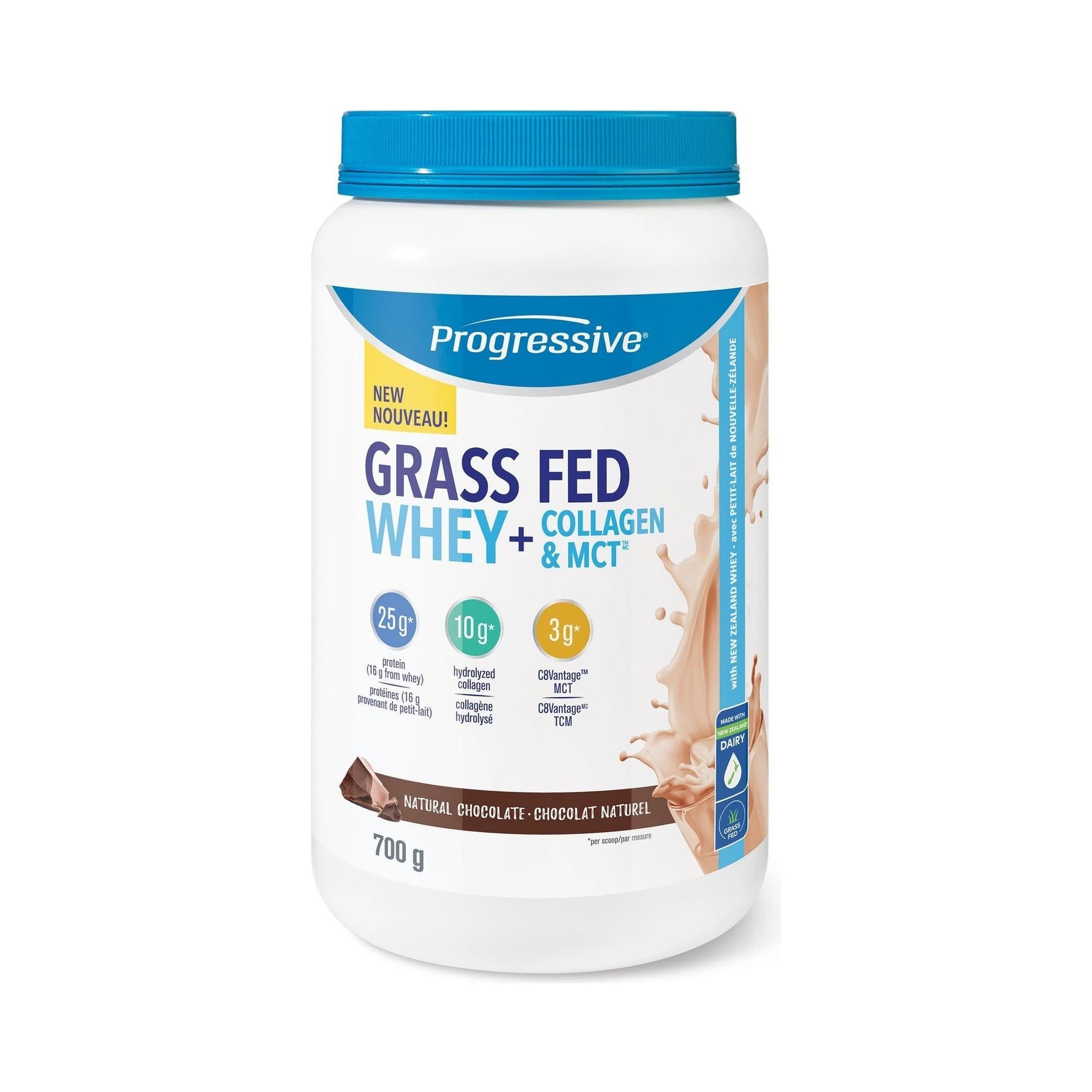 Progressive Whey + Collagen & MCT Chocolate 700g