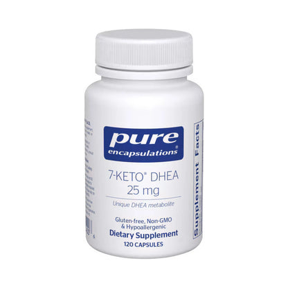Pure Encapsulations 7-KETO DHEA 25mg 120 Capsules