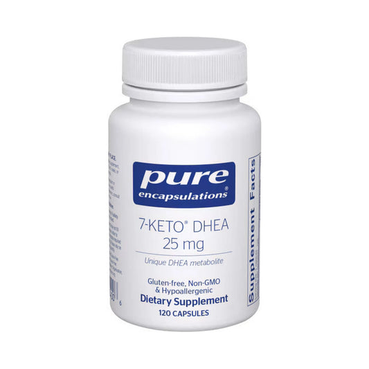 Pure Encapsulations 7-KETO DHEA 25mg 120 Capsules