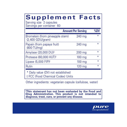 Pure Encapsulations A.I. Enzymes 120 Capsules
