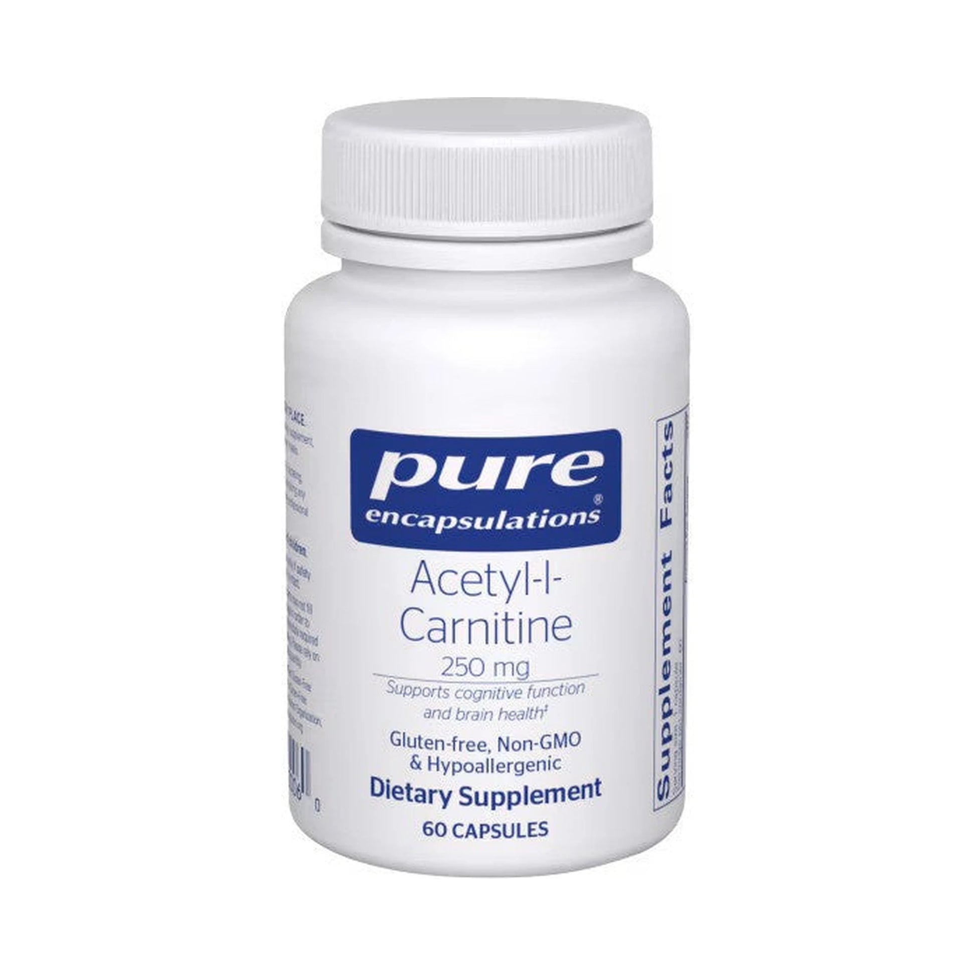 Pure Encapsulations Acetyl-l-Carnitine 250mg 60 Capsules