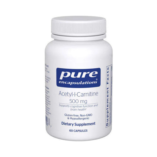 Pure Encapsulations Acetyl-l-Carnitine 500mg 60 Capsules