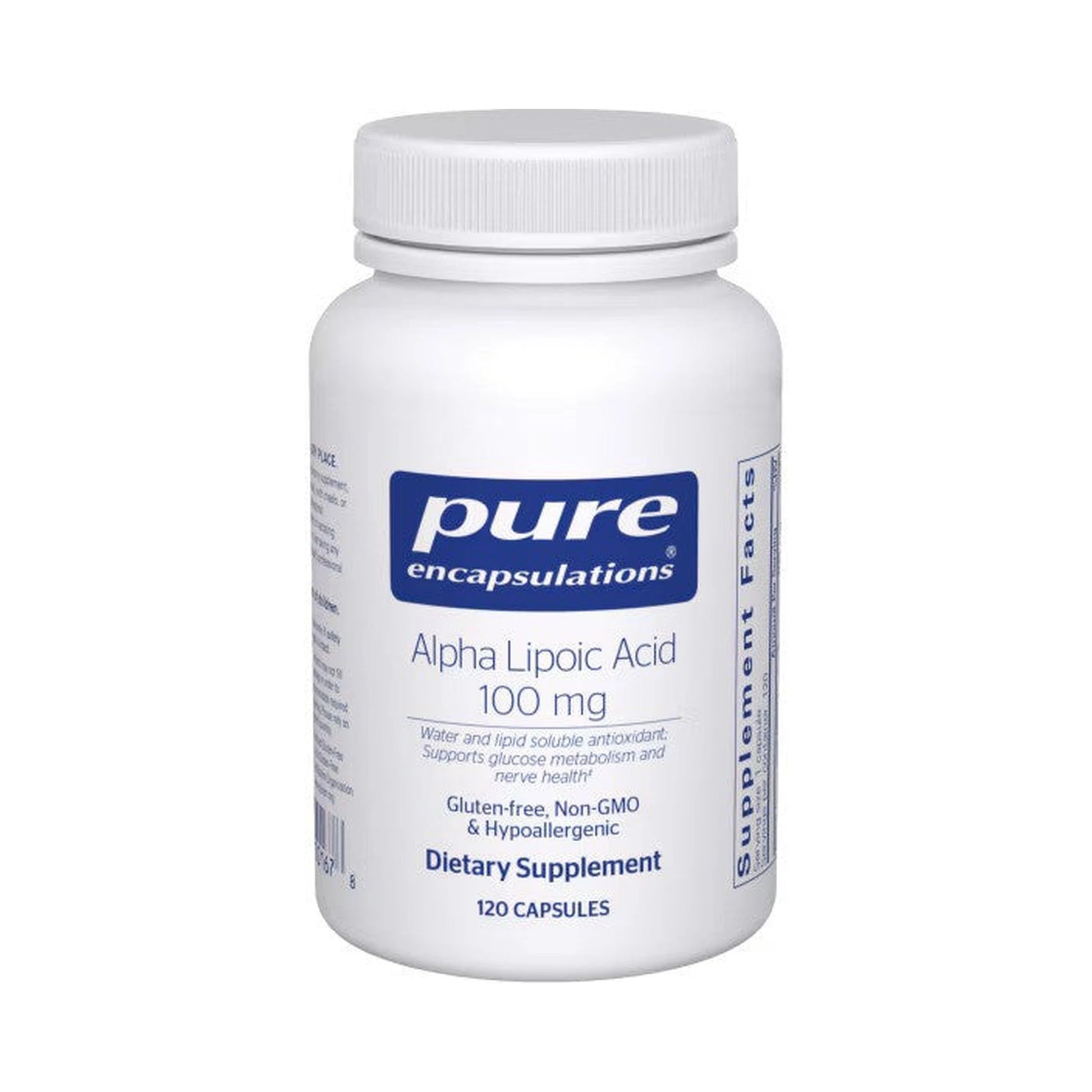 Pure Encapsulations Alpha Lipoic Acid 100mg 120 Capsules