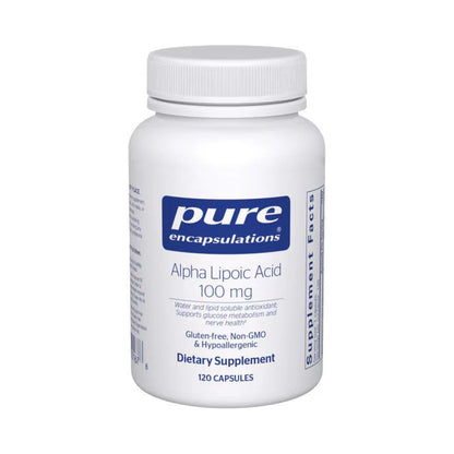 Pure Encapsulations Alpha Lipoic Acid 100mg 120 Capsules