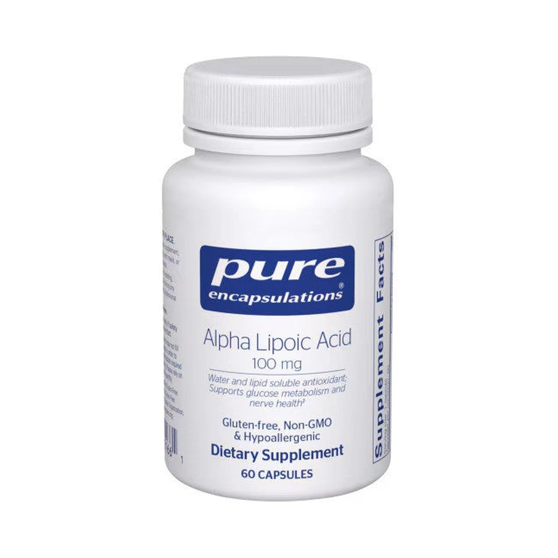 Pure Encapsulations Alpha Lipoic Acid 100mg 60 Capsules